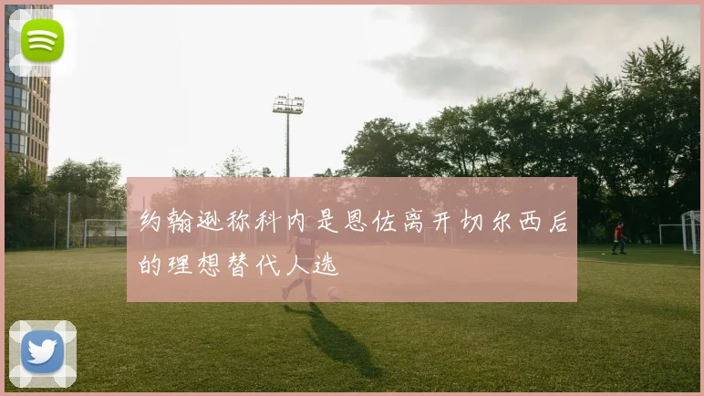 约翰逊称科内是恩佐离开切尔西后的理想替代人选